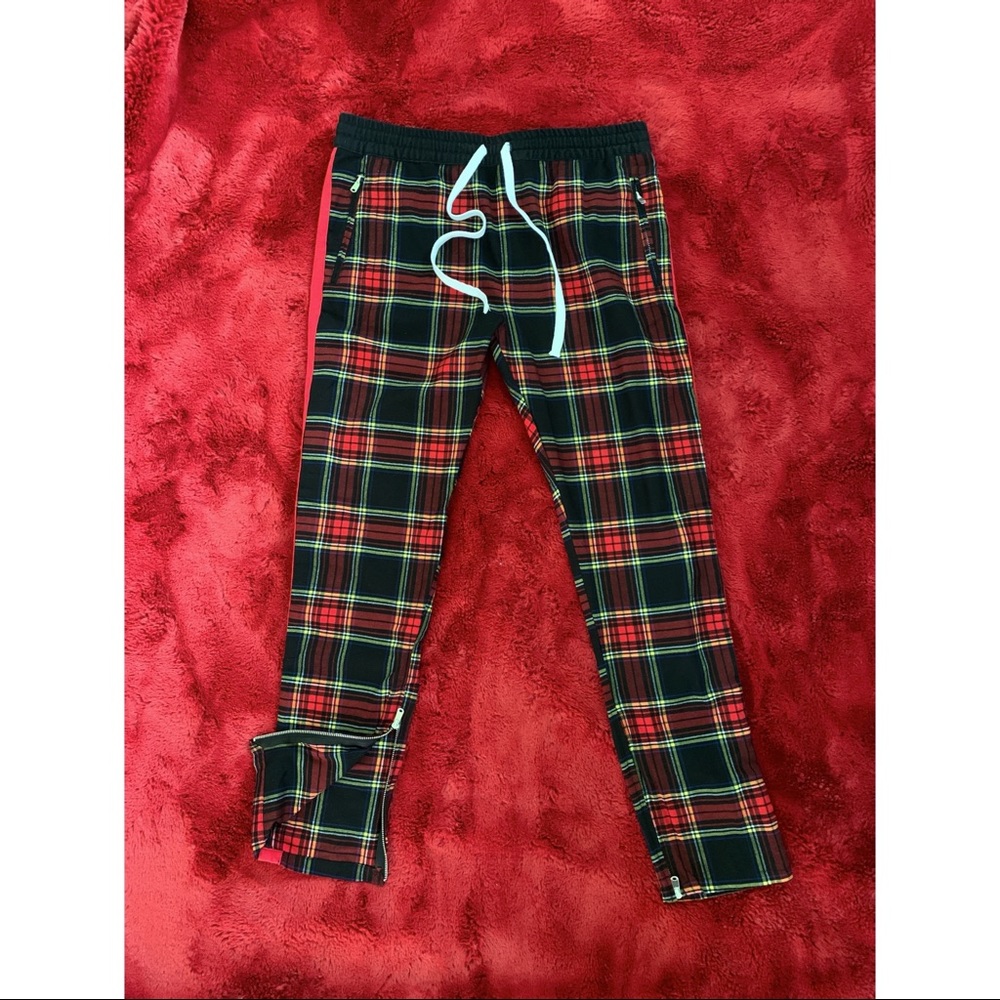 Forever 21 Plaid Zip Ankle Pants